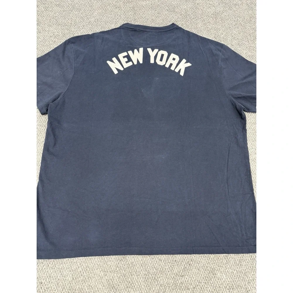 Polo Ralph Lauren x New York NY Yankees Men's XXL Cotton T-Shirt Navy Blue MLB